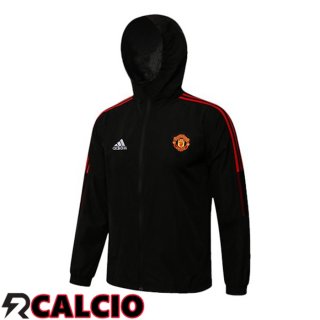 Giacca Con Cappuccio Manchester United Nero 2021/2022