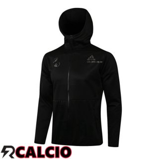 Giacca Con Cappuccio Real Madrid Nero 2021/2022