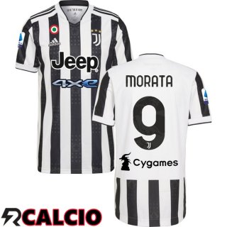Prima Maglia Juventus (MORATA 9) NeR2/Bianco 2021/2022  Prima Maglia Juventus (MORATA 9) NeR2/Bianco 2021/2022