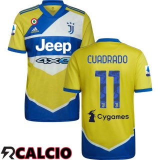 Terza Maglia Juventus (CUADRADO 11) Terza Giallo 2021/2022  Terza Maglia Juventus (CUADRADO 11) Terza Giallo 2021/2022