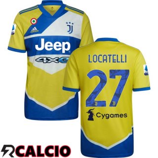 Terza Maglia Juventus (LOCATELLI 27) Terza Giallo 2021/2022