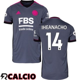 Terza Maglia Leicester City (IHEANACHO 14) Terza Grigio Foncé 2021/2022