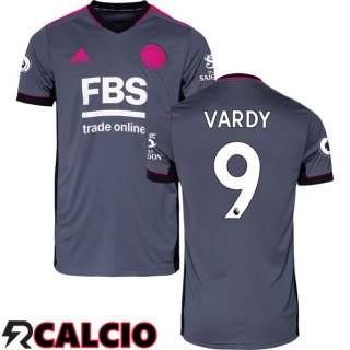 Terza Maglia Leicester City (VARDY 9) Terza Grigio Foncé 2021/2022
