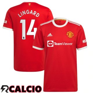 Prima Maglia Manchester United (Lingard 14) Rosso 2021/2022