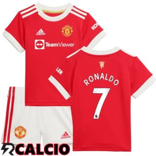 Prima Maglia Manchester United (RONALDO 7) Bambino Rosso 2021/2022