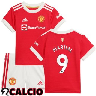 Prima Maglia Manchester United (MARTIAL 9) Bambino Rosso 2021/2022