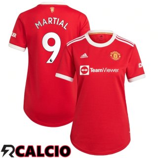 Prima Maglia Manchester United (MARTIAL 9) Donna Rosso 2021/2022