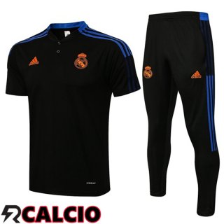 Maglia Polo Real Madrid + Pantaloni Nero 2021/2022