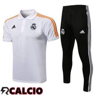 Maglia Polo Real Madrid + Pantaloni Bianco 2021/2022