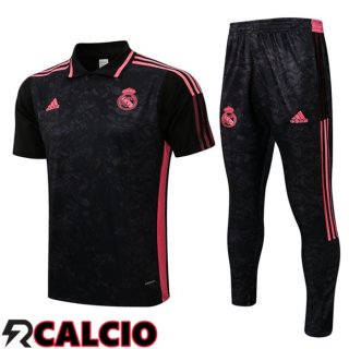 Maglia Polo Real Madrid + Pantaloni Nero 2021/2022