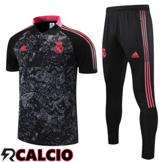 Maglia Polo Real Madrid + Pantaloni Nero 2021/2022