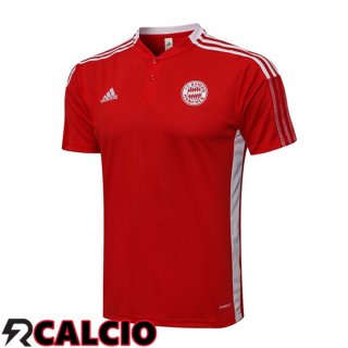 Maglia Polo Bayern Monaco Rosso 2021/2022