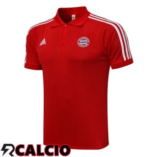 Maglia Polo Bayern Monaco Rosso 2021/2022