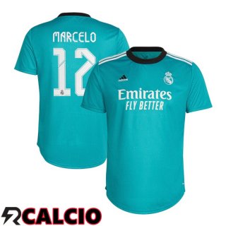 Terza Maglia Real Madrid (MARCELO 12) Donna Terza Blu Verde 2021/2022