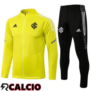 Insieme Tuta Calcio - Giacca SC Internacional Giallo 2021/2022
