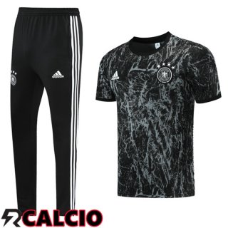 T Shirt Allenamento Germania + Pantaloni Nero 2021/2022