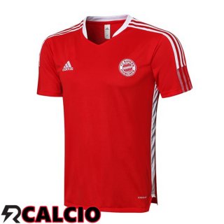 T Shirt Allenamento Bayern Monaco Rosso 2021/2022