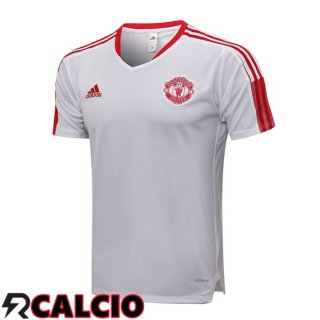 T Shirt Allenamento Manchester United Bianco 2021/2022