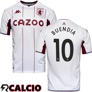Seconda Maglia Aston Villa (BUENDIA 10) Bianco 2021/2022