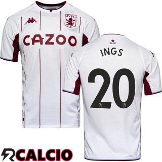 Seconda Maglia Aston Villa (INGS 20) Bianco 2021/2022