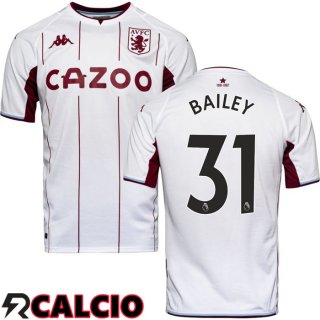 Seconda Maglia Aston Villa (BAILEY 31) Bianco 2021/2022
