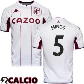 Seconda Maglia Aston Villa (MINGS 5) Bianco 2021/2022