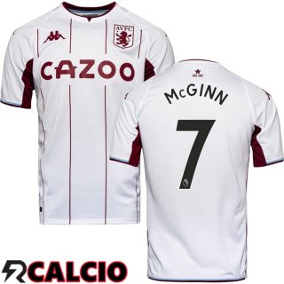 Seconda Maglia Aston Villa (McGINN 7) Bianco 2021/2022