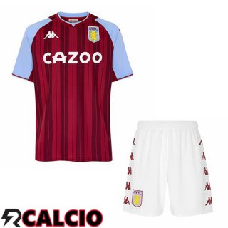 Prima Maglia Aston Villa Bambino Rosso 2021 2022