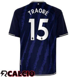 Terza Maglia Aston Villa (Traoré 15) Terza Blu 2021 2022