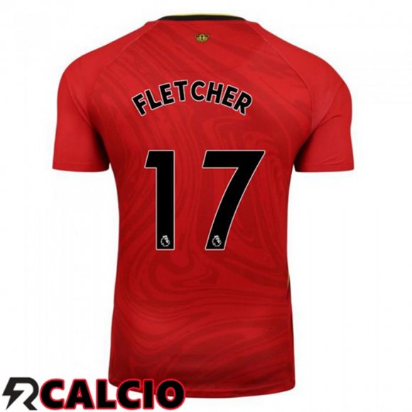 Seconda Maglia Watford FC (FLETCHER 17) Rosso 2021 2022