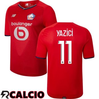 Prima Maglia Lille LOSC (YAZICI 11) Rosso 2021/2022