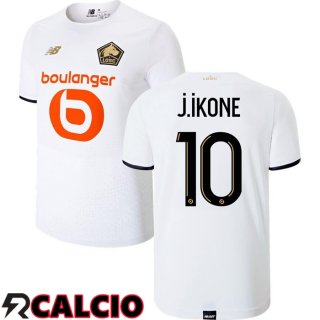 Seconda Maglia Lille LOSC (J.IKONE 10) Bianco 2021/2022
