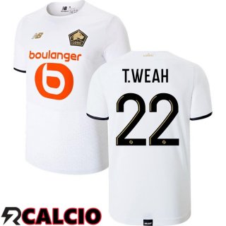 Seconda Maglia Lille LOSC (T.WEAH 22) Bianco 2021/2022