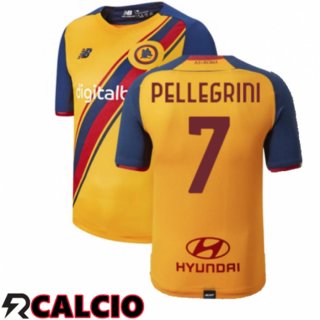 Terza Maglia AS Roma（PELLEGRINI 7）Terza Giallo 2021/2022