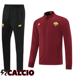 Insieme Tuta Calcio - Giacca AS Roma Rosso 2021/2022  Insieme Tuta Calcio - Giacca AS Roma Rosso 2021/2022