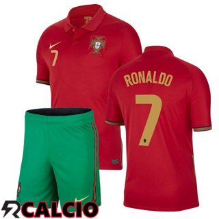 Prima Maglia Nazionale Portogallo (RONALDO 7) Bambino 2020/2021
