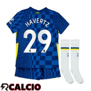 Prima Maglia FC Chelsea (HAVerdeZ 29) Bambino Blu 2021/2022