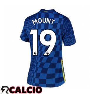 Prima Maglia FC Chelsea (MOUNT 19) Donna Blu 2021/2022