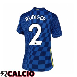 Prima Maglia FC Chelsea (RÜDIGER 2) Donna Blu 2021/2022