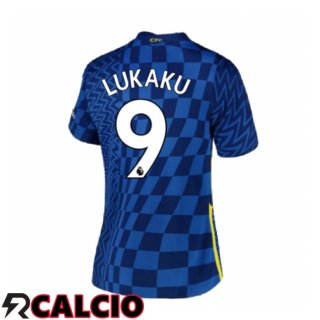 Prima Maglia FC Chelsea (LUKAKU 9) Donna Blu 2021/2022