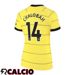 Seconda Maglia FC Chelsea (Chalobah 14) Donna Giallo 2021/2022