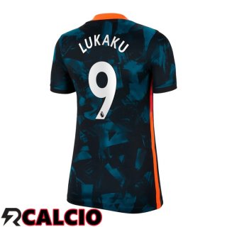 Terza Maglia FC Chelsea (LUKAKU 9) Donna Terza Verde/Nero 2021/2022