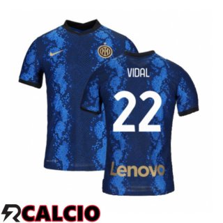 Prima Maglia Inter Milan（VIDAL 22）Donna Blu 2021/2022
