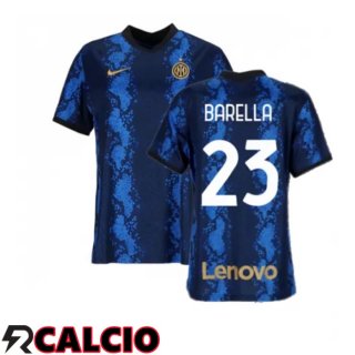 Prima Maglia Inter Milan（BARELLA 23）Donna Blu 2021/2022