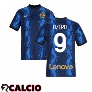 Prima Maglia Inter Milan（DZEKO 9）Donna Blu 2021/2022
