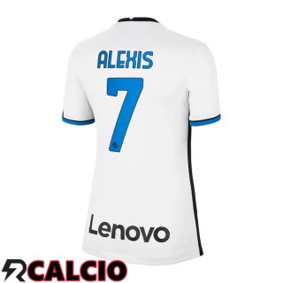 Seconda Maglia Inter Milan（ALEXIS 7）Donna Bianco 2021/2022