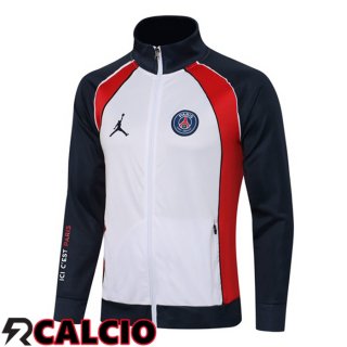 Giacca Calcio JORDAN Paris PSG Bianco Blu Royal 2021/2022
