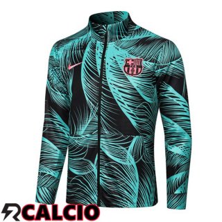 Giacca Calcio FC Barcellona Verde Nero 2021/2022