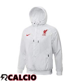 Giacca Con Cappuccio FC Liverpool Bianco 2021/2022