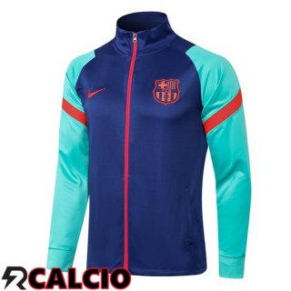 Giacca Calcio FC Barcellona Blu Verde 2021/2022